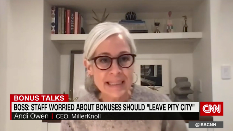 Boss: Staff worried about bonuses should “leave pity city”  | CNN