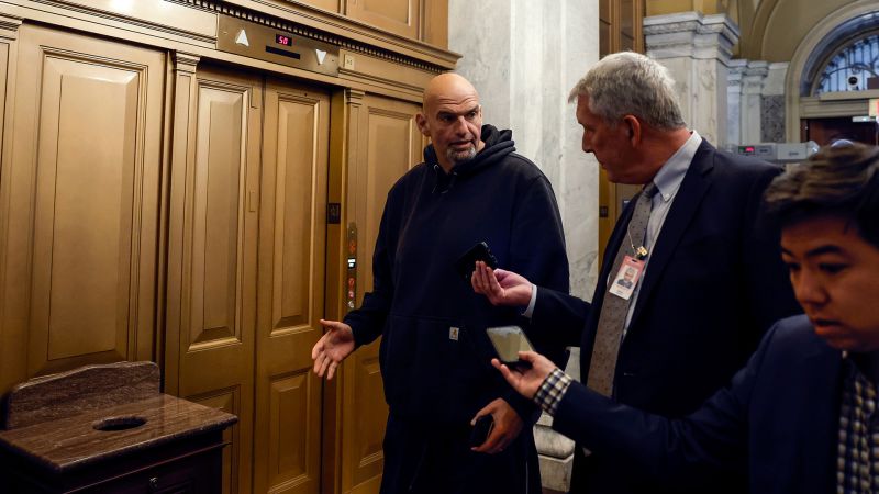 NextImg:Fetterman shares how the Pennsylvania Senate race worsened his mental health | CNN Politics