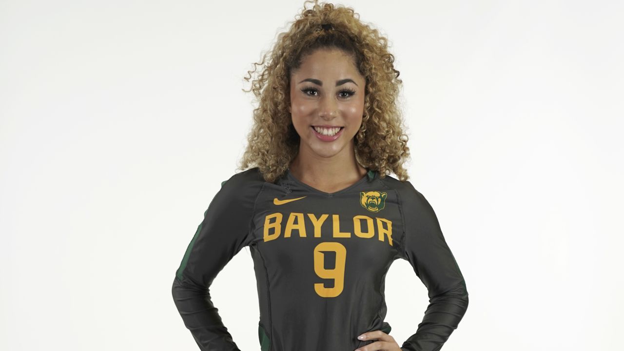 Payton Washington poses in Baylor University attire in this undated photo. 