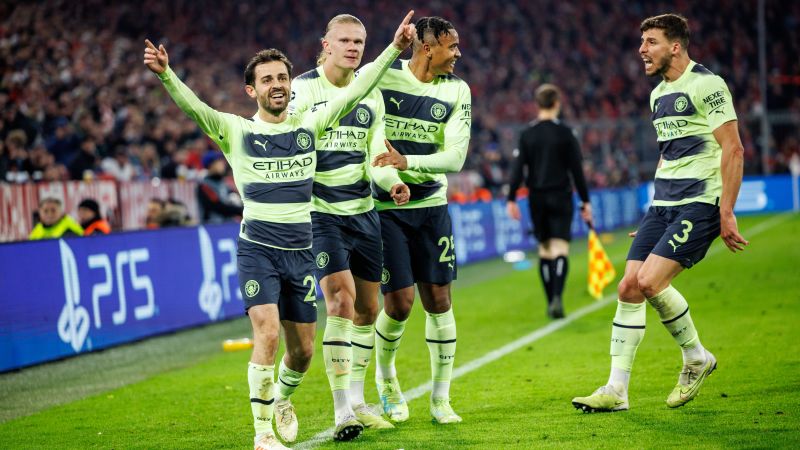 NextImg:'I am so happy,' says Pep Guardiola after Manchester City reaches Champions League semifinals | CNN