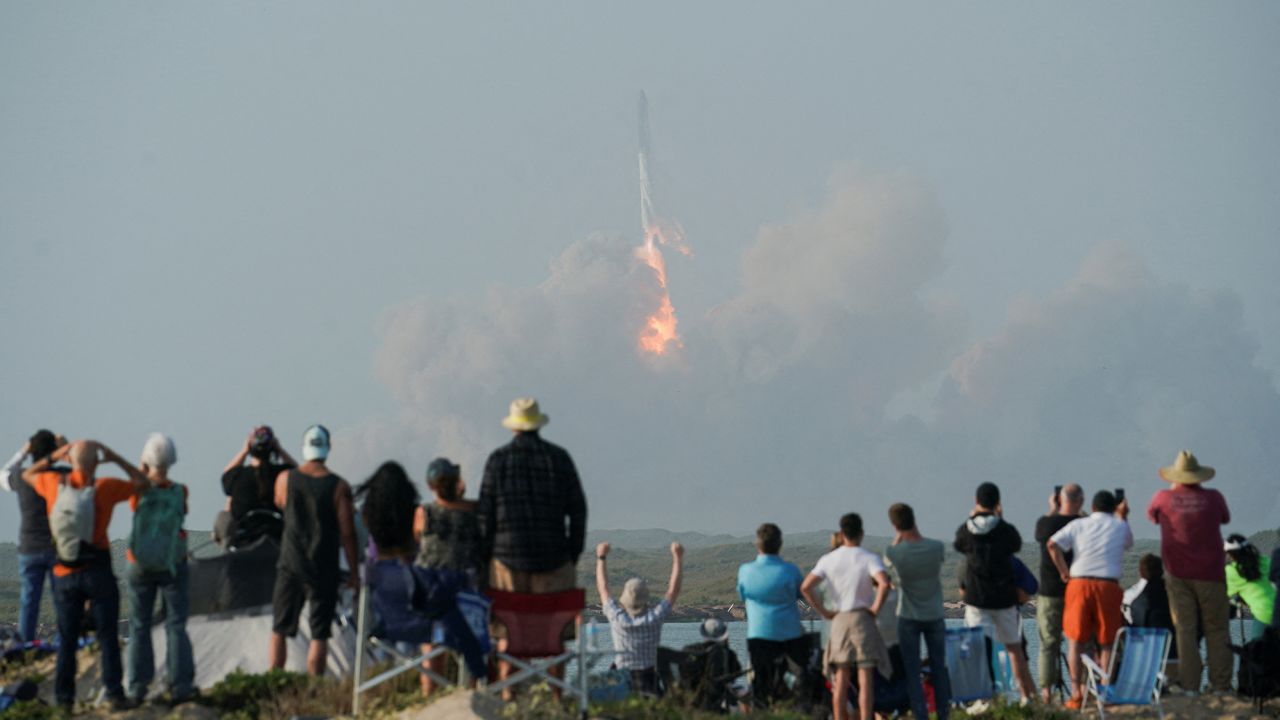 SpaceX's Starship lifted off for the uncrewed test flight in Boca Chica, Texas.