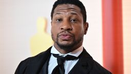 Jonathan Majors attends the 95th Annual Academy Awards at the Dolby Theater in Hollywood, California, on March 12, 2023. 