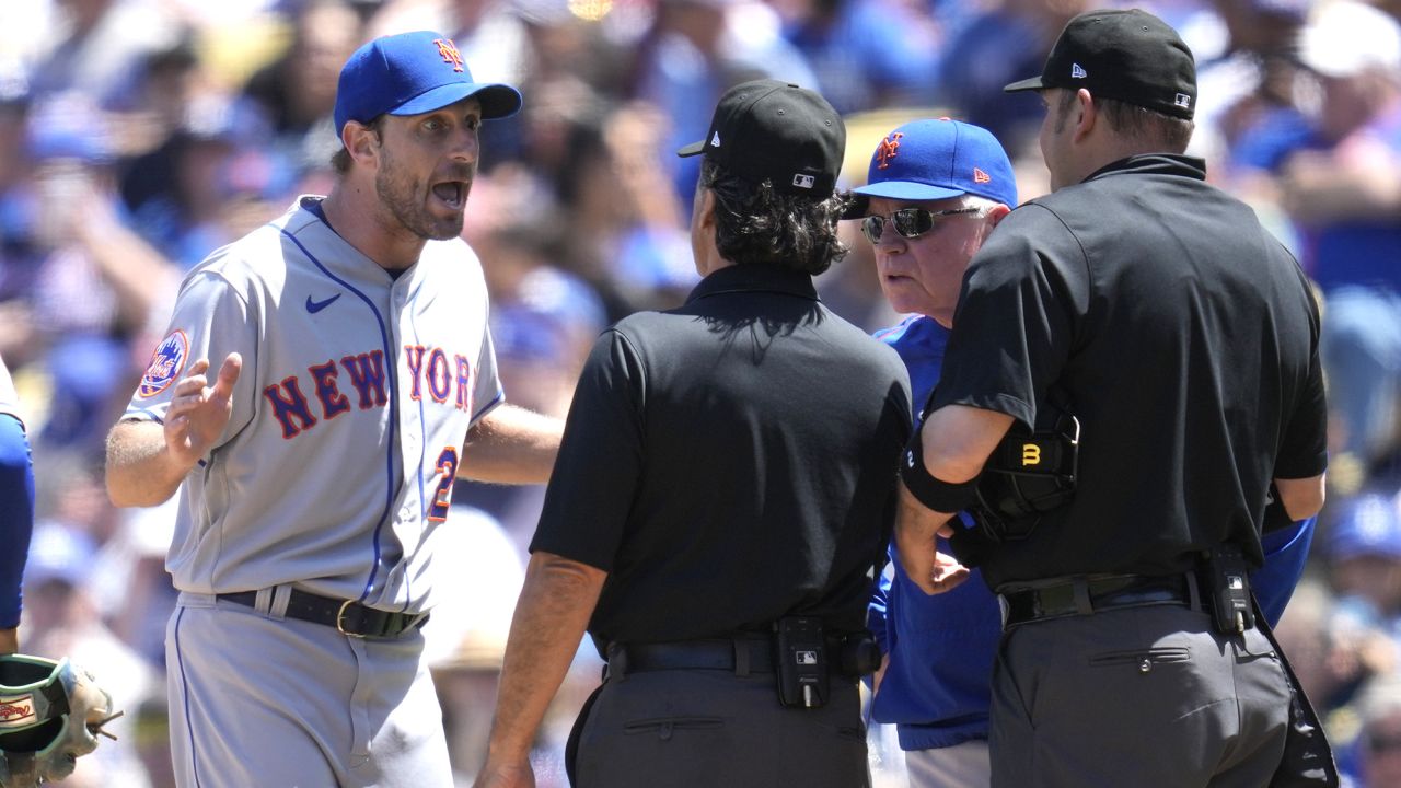 Max Scherzer: New York Mets pitcher ejected from Los Angeles