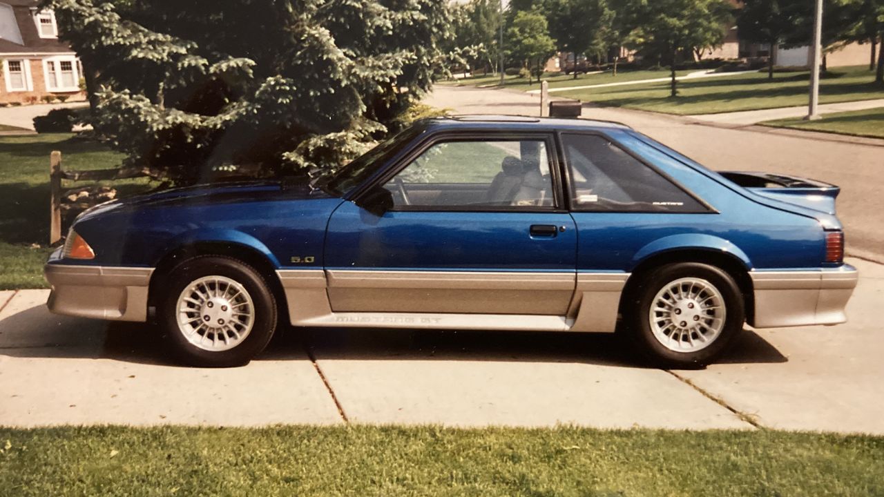 Laurie Transou had this 1991 Mustang when she was younger.