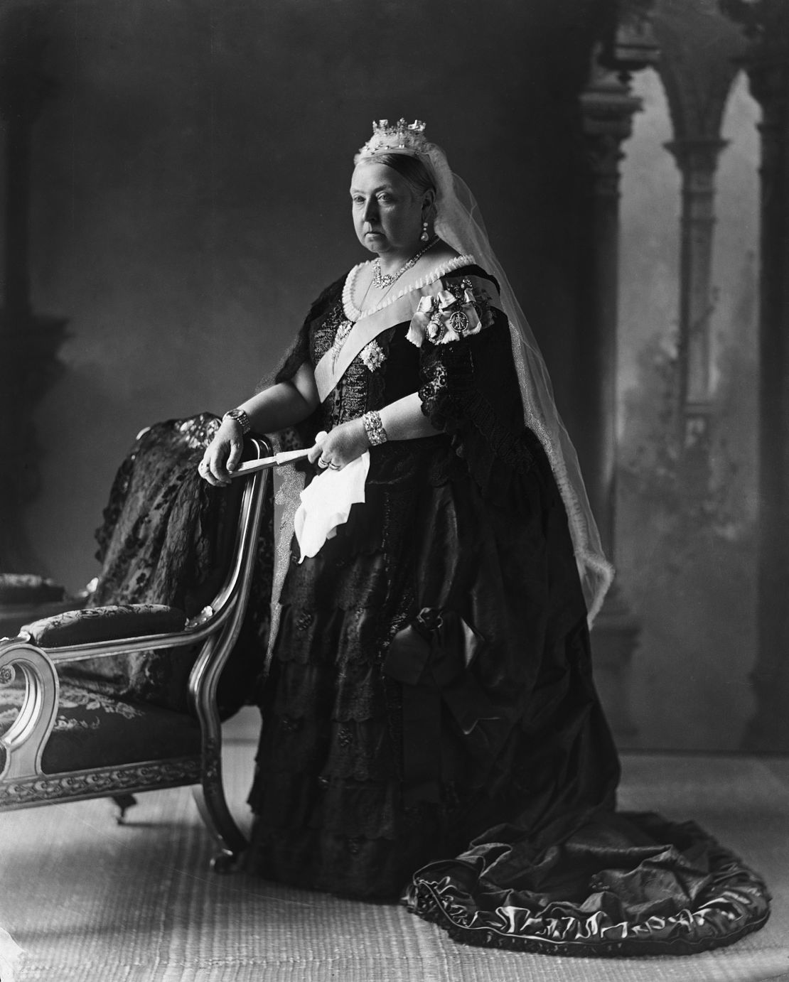 Queen Victoria on her Diamond Jubilee. 