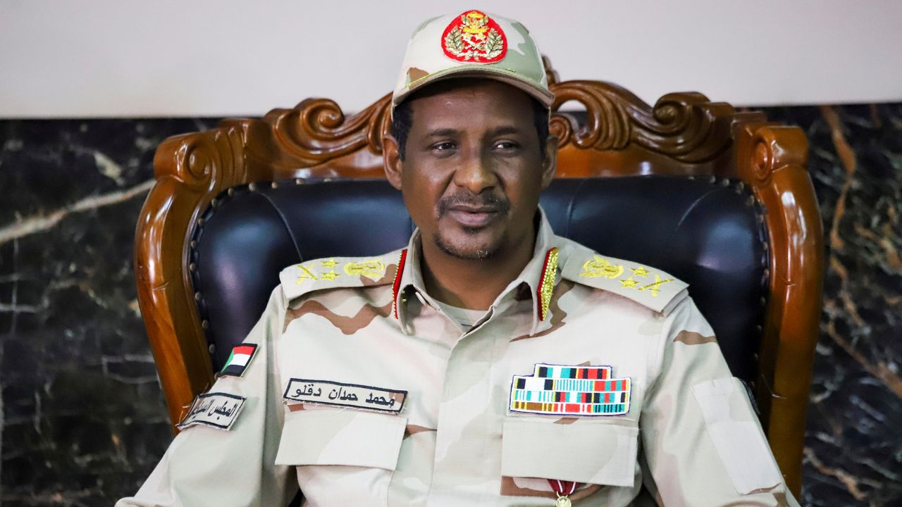 Mohamed Hamdan Dagalo, former Deputy Head of the Sudan Transitional Military Council and parmilitary leader, attends the signing ceremony of the agreement on peace and ceasefire in Juba, South Sudan October 21, 2019. REUTERS/Samir Bol