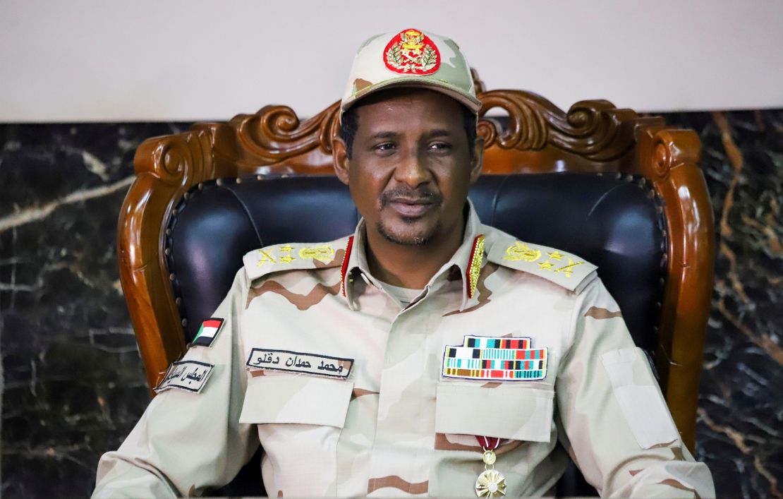 Mohamed Hamdan Dagalo, former Deputy Head of the Sudan Transitional Military Council and parmilitary leader, attends the signing ceremony of the agreement on peace and ceasefire in Juba, South Sudan October 21, 2019. REUTERS/Samir Bol