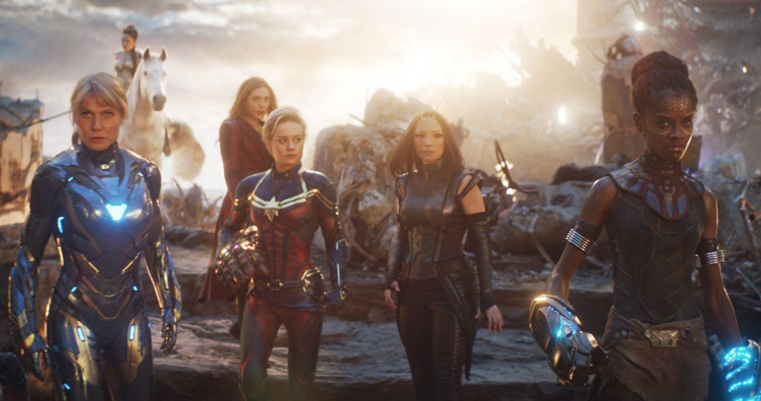 (From left): Gwyneth Paltrow, Brie Larson, Pom Klementieff and Letitia Wright in 2019's "Avengers: Endgame."