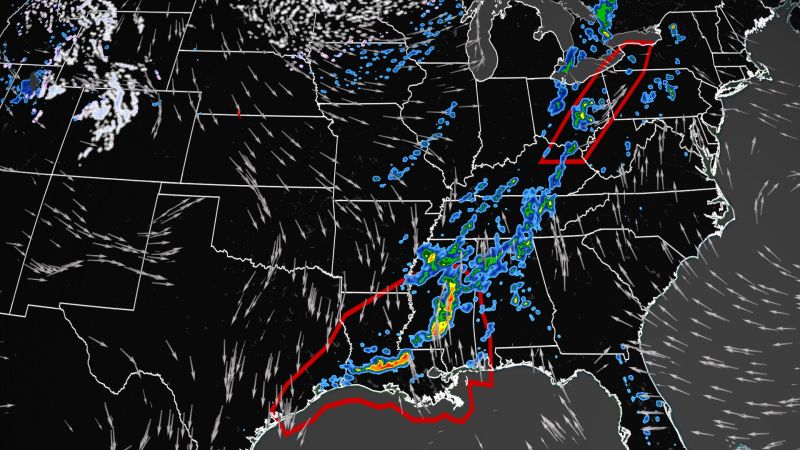 Severe Thunderstorms Threaten More Than 15 Million Today From South To ...