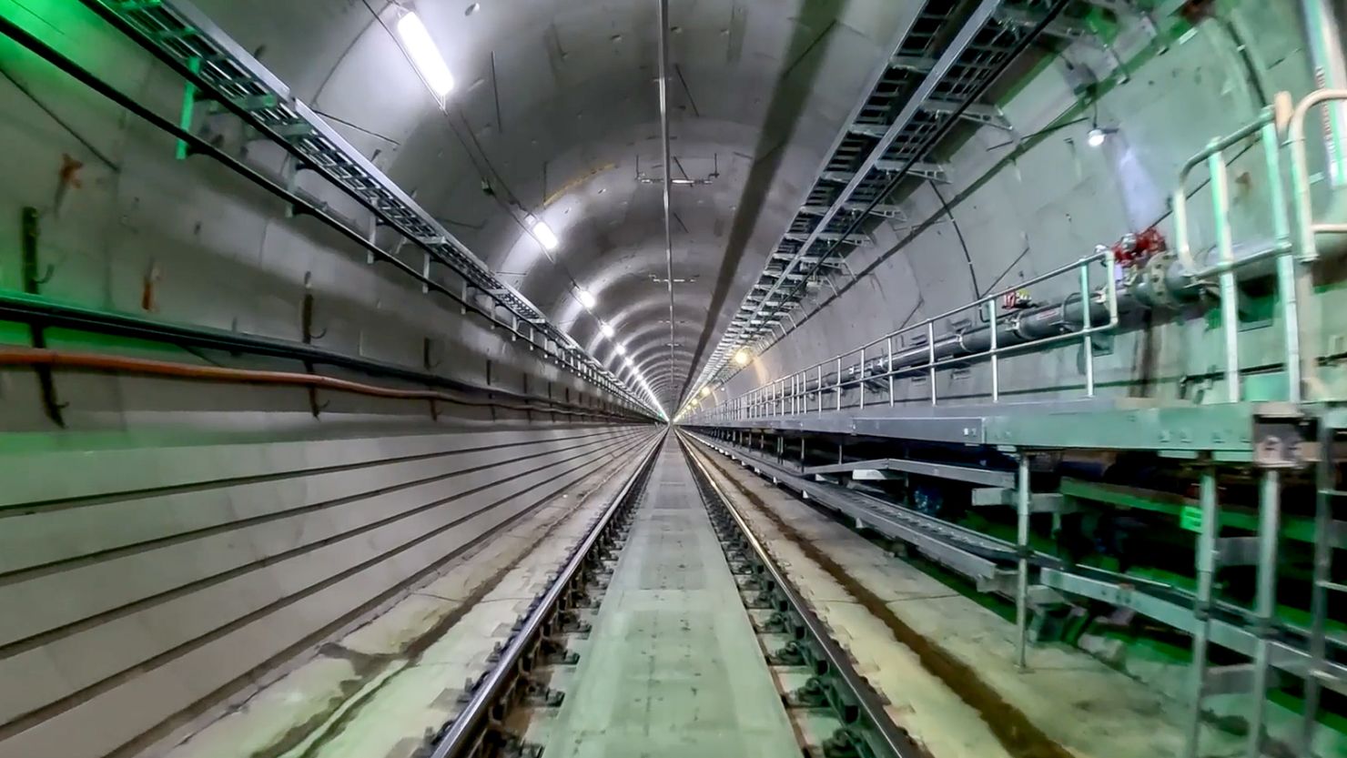 The tunnel runs for more than 15 kilometers under Sydney Harbor.