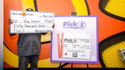 A 52-year-old Maryland man, who chose to remain anonymous, has won $50,000 for the third time in a year using the same winning numbers.