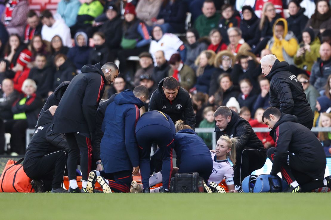 Williamson picked up the injury during the FA Women's Super League match against Manchester United.