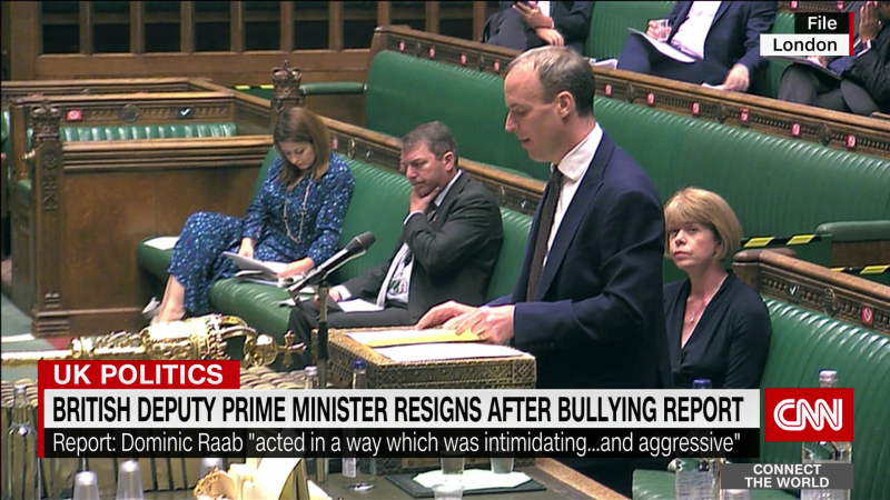 British Deputy Prime Minister resigns after bullying report | CNN