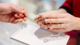 Engagement rings couples trends STOCK