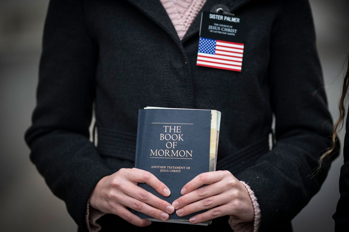 A copy of the Book of Mormon, which along with the Bible, is the most important text in the Mormon faith. 