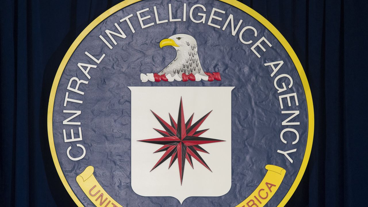 The seal of the Central Intelligence Agency (CIA) is seen at CIA Headquarters in Langley, Virginia, April 13, 2016. (Photo by SAUL LOEB / AFP) (Photo by SAUL LOEB/AFP via Getty Images)