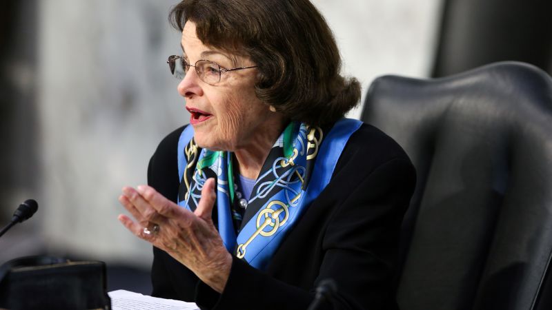NextImg:Feinstein pushes back on claims her absence has delayed judicial nominees, doesn't say when she will return | CNN Politics