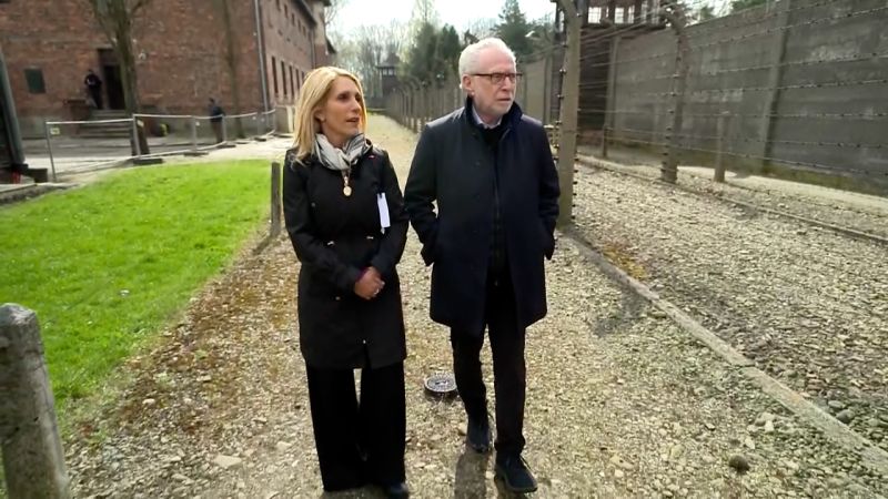 CNN anchors tour Nazi death camp where their relatives died