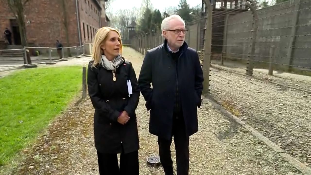 CNN anchors tour Nazi death camp where their relatives died