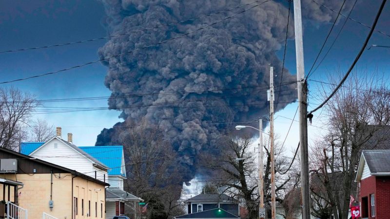 NextImg:Ohio's governor wants Norfolk Southern to pay for toxic derailment's long-term impacts, including lowered home values and potential health issues | CNN