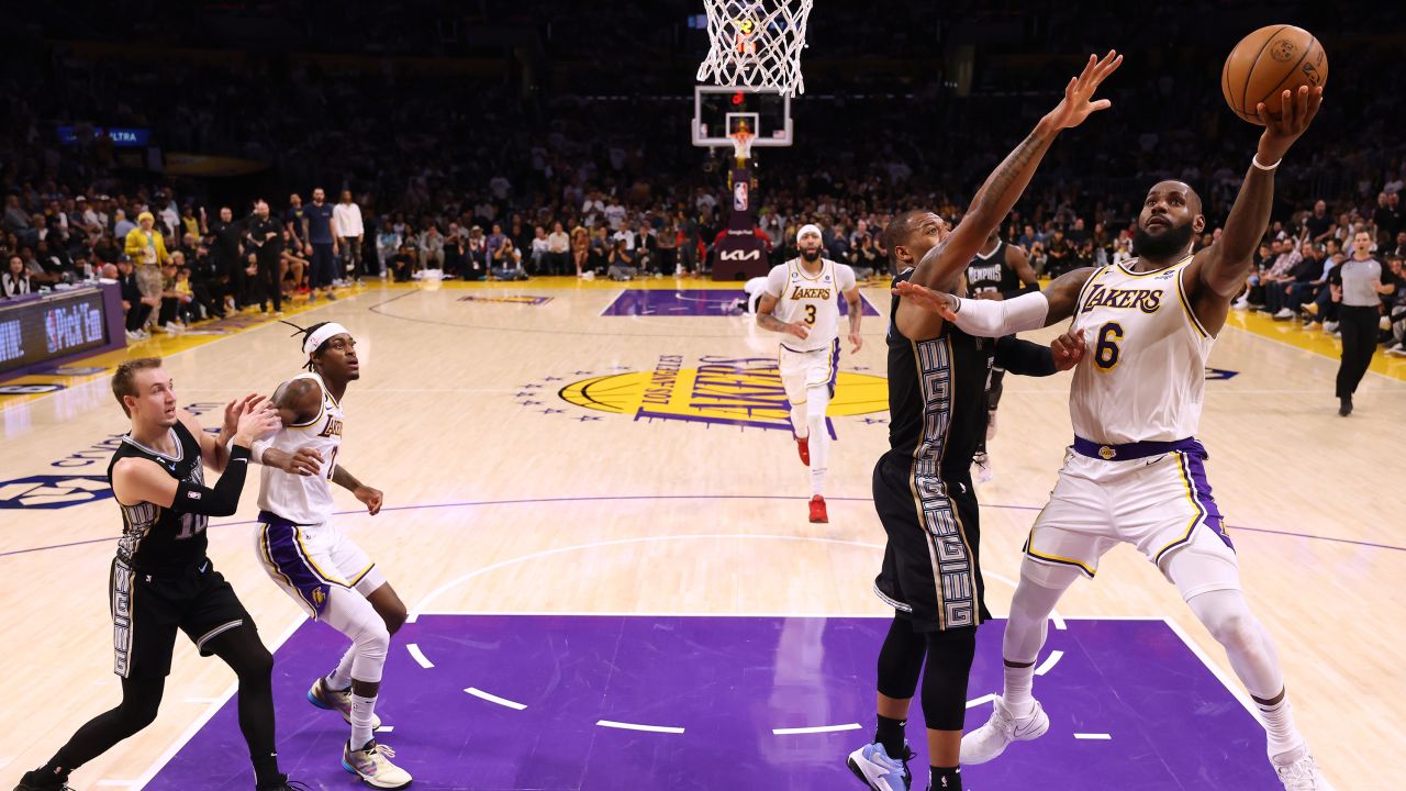 LeBron James helped lead the Lakers to a Game 3 win over the Memphis Grizzlies.