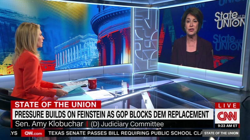 Klobuchar on Feinstein: ‘We await her return’ but won’t push her to resign | CNN Politics