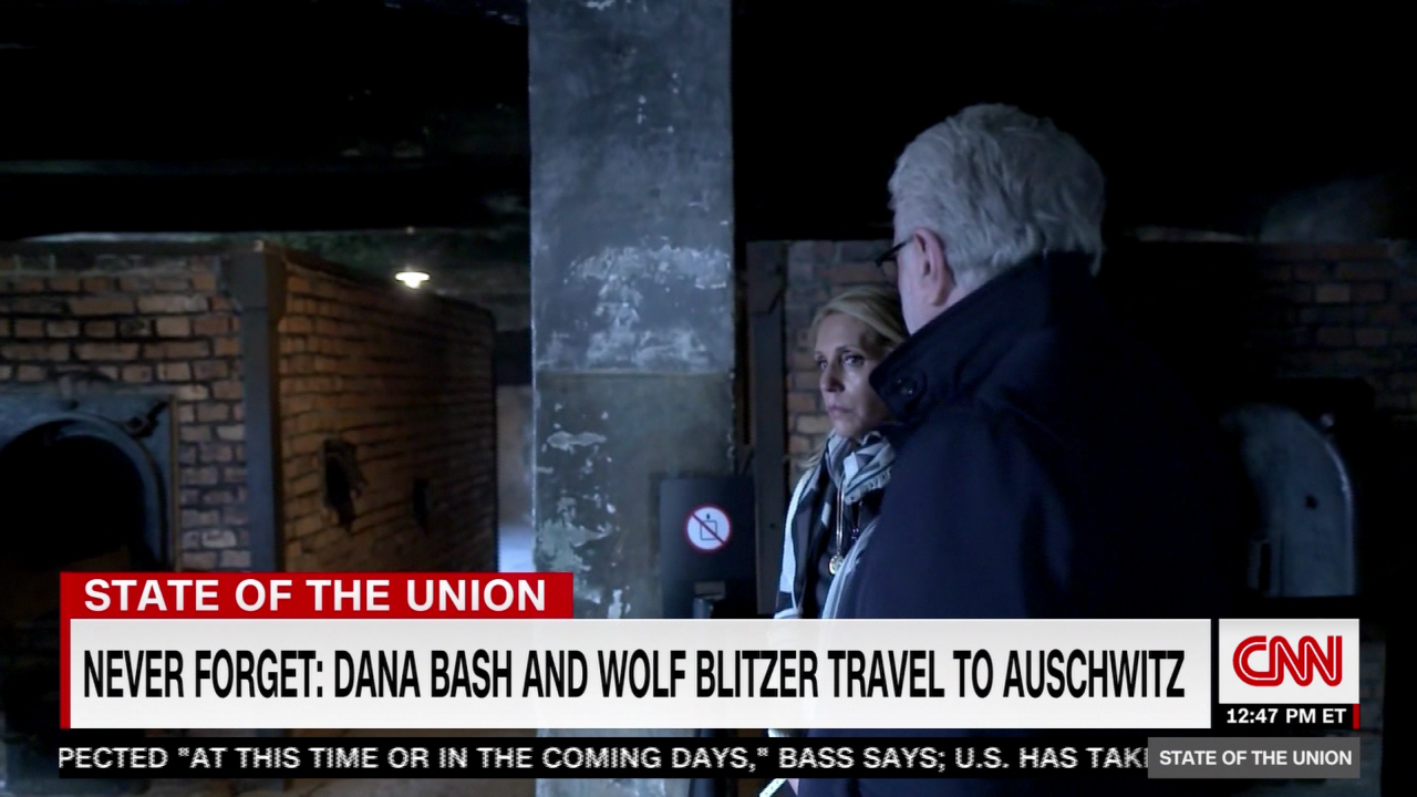 Never Forget: Dana Bash and Wolf Blitzer visit Auschwitz