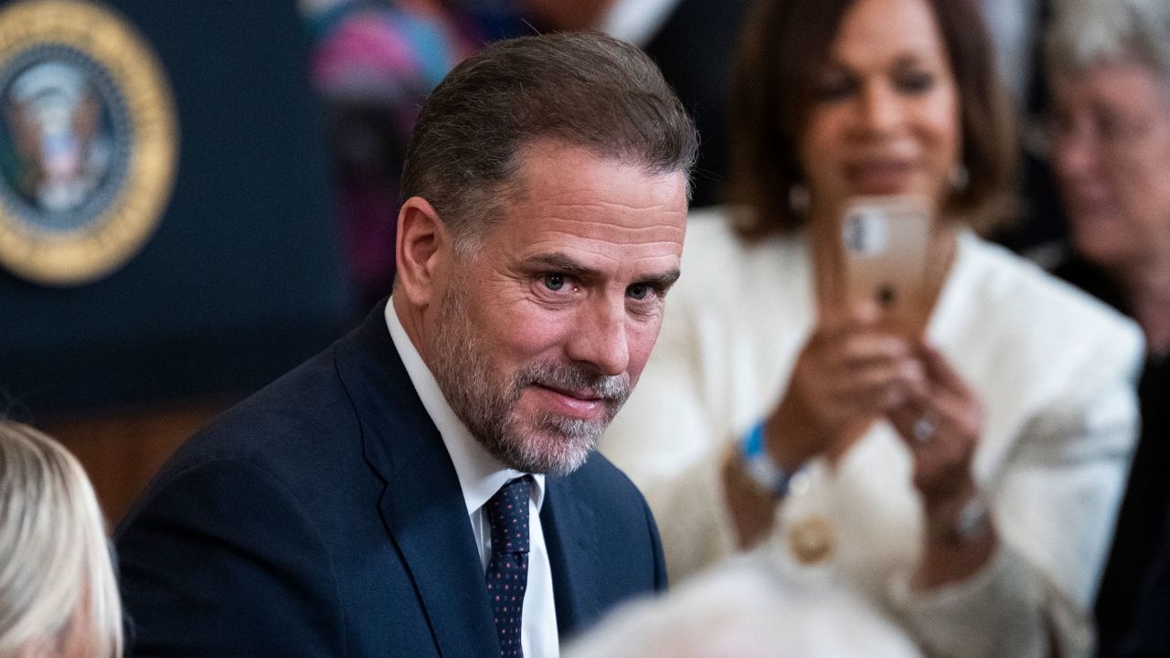 Hunter Biden, the son of President Joe Biden, attends a ceremony to present the Presidential Medal of Freedom at the White House on Thursday, July 7, 2022.