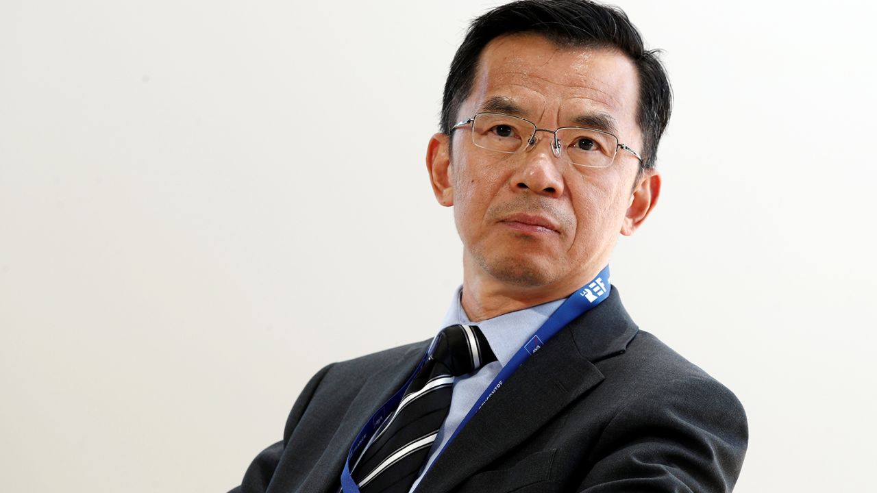 Chinese Ambassador to France Lu Shaye at an event in Paris in 2019. 
