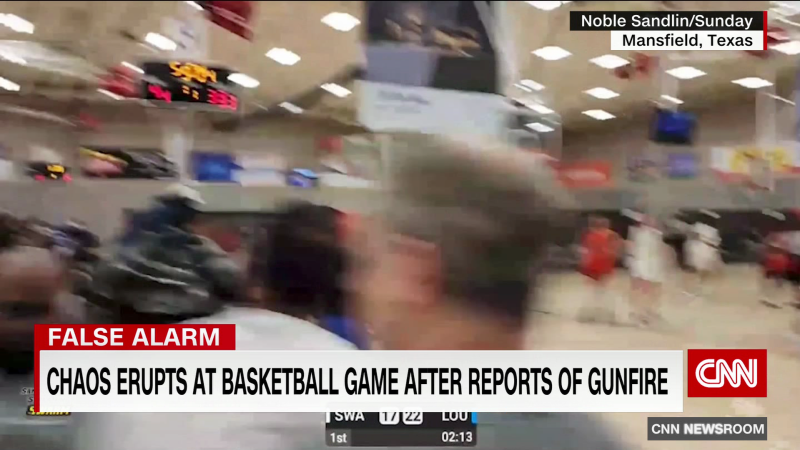 Reports of “shots fired” causes panic at a basketball tournament in Texas | CNN