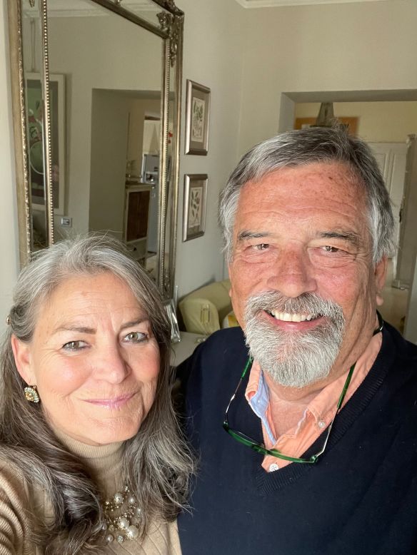 <strong>Pioneers: </strong>Sandy Webster and her husband Keith were first to move from abroad.