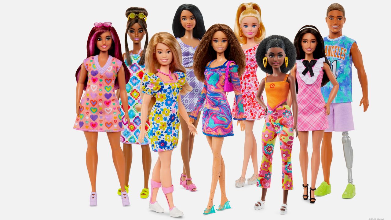 The new Barbie is part of Mattel's Barbie Fashionista line of dolls which champions diverse representations of beauty and appearance.