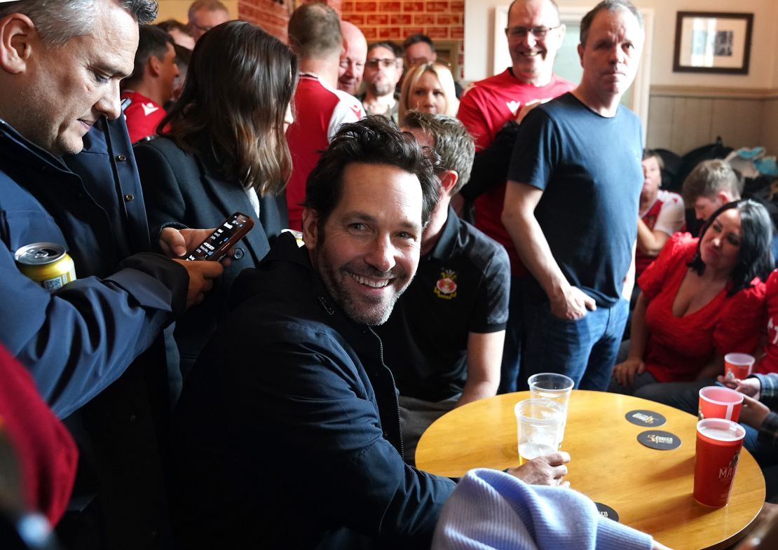 Paul Rudd Films Emotional Moment Between Ryan Reynolds And Rob Mcelhenney After Wrexham Secures 