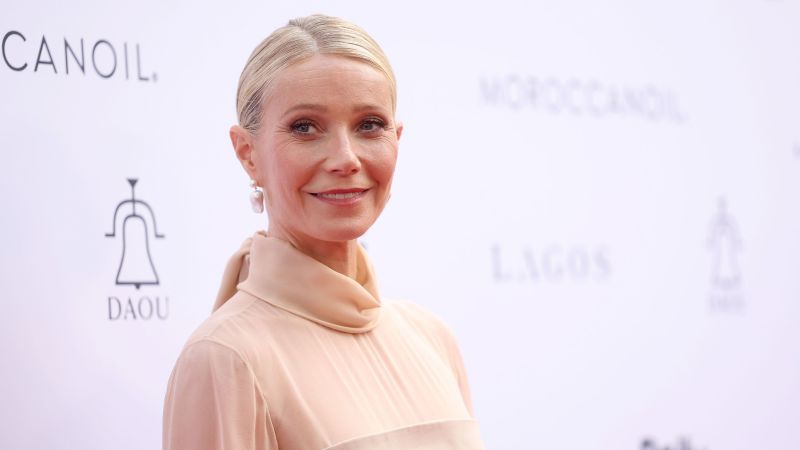NextImg:Gwyneth Paltrow makes first public appearance since ski trial win at LA Fashion Awards | CNN