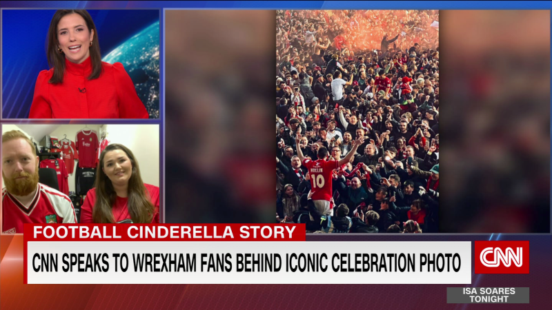 CNN speaks to Wrexham fans behind iconic celebration photo  | CNN