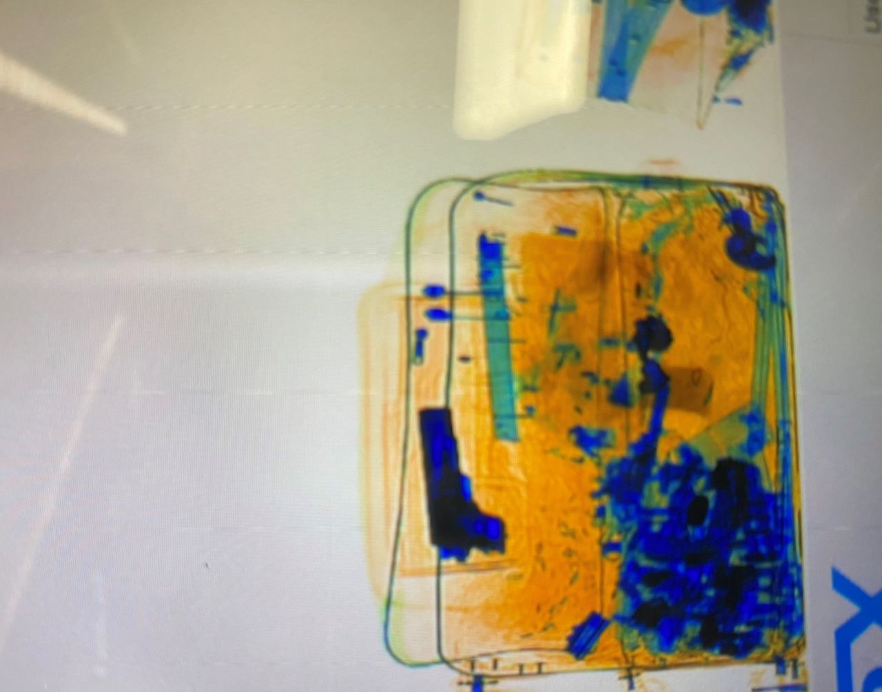 Australian Border Force officers detected the gun in the woman's luggage.