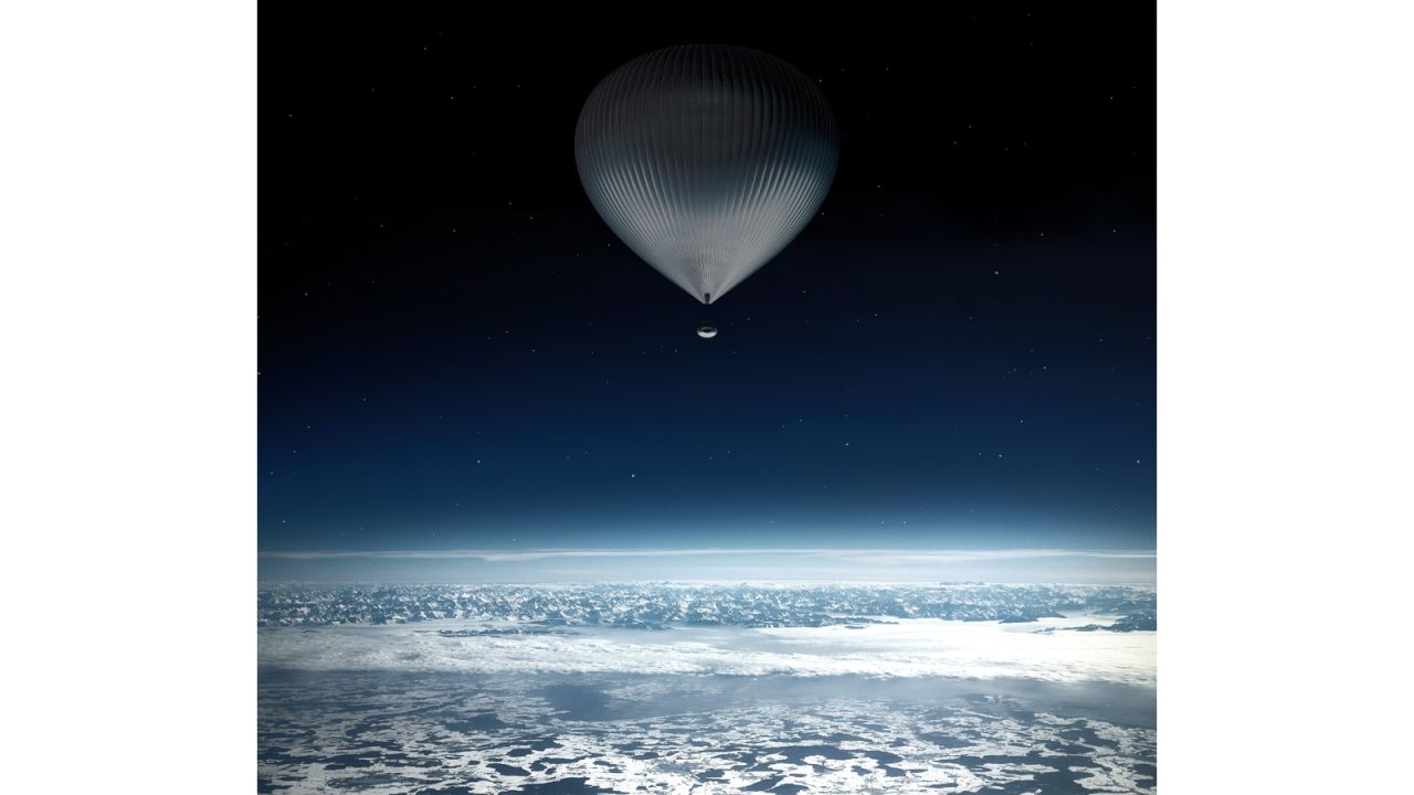Zephalto says its balloon-suspended restaurant will rise 25 kilometers into the atmosphere.