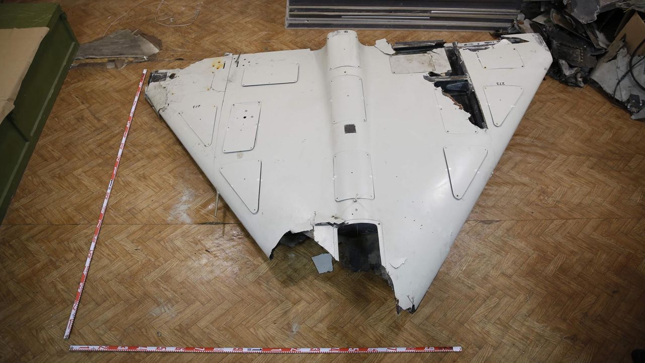2022 оны 11-р сард Украинд CAR-аас баримтжуулсан Shahed-136 UAV.