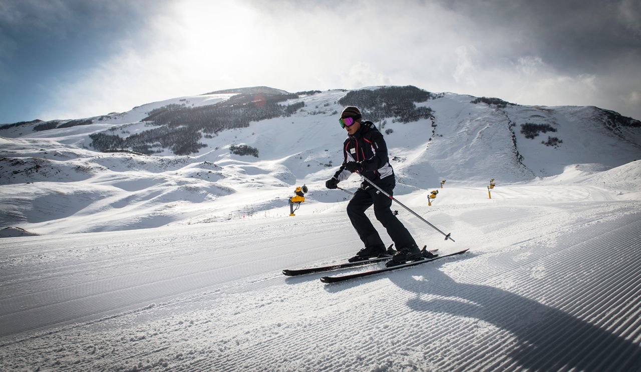 Shahdag Mountain Resort is Azerbaijan's premiere skiing destination. Visitors have 14 miles of pistes to choose from. 