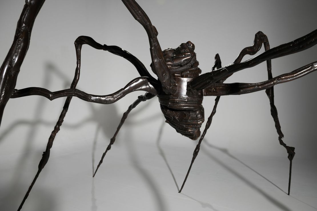 The 10-foot-tall artwork is one of just four Bourgeois' "Spider" sculptures ever to appear at auction.
