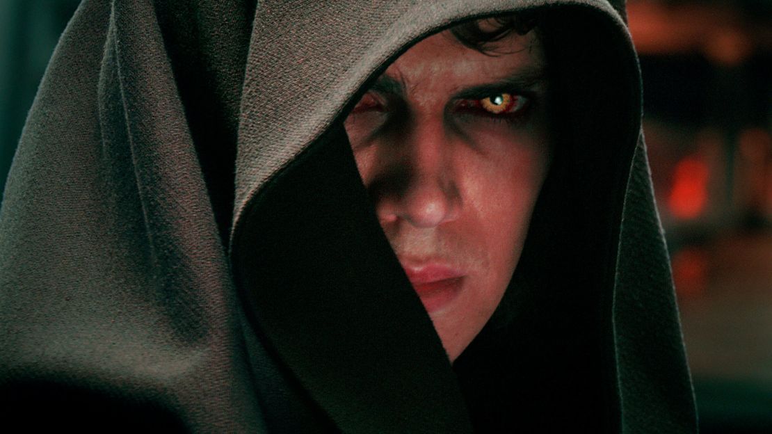 Anakin is nearly burned alive and reborn as Darth Vader in "Revenge of the Sith."