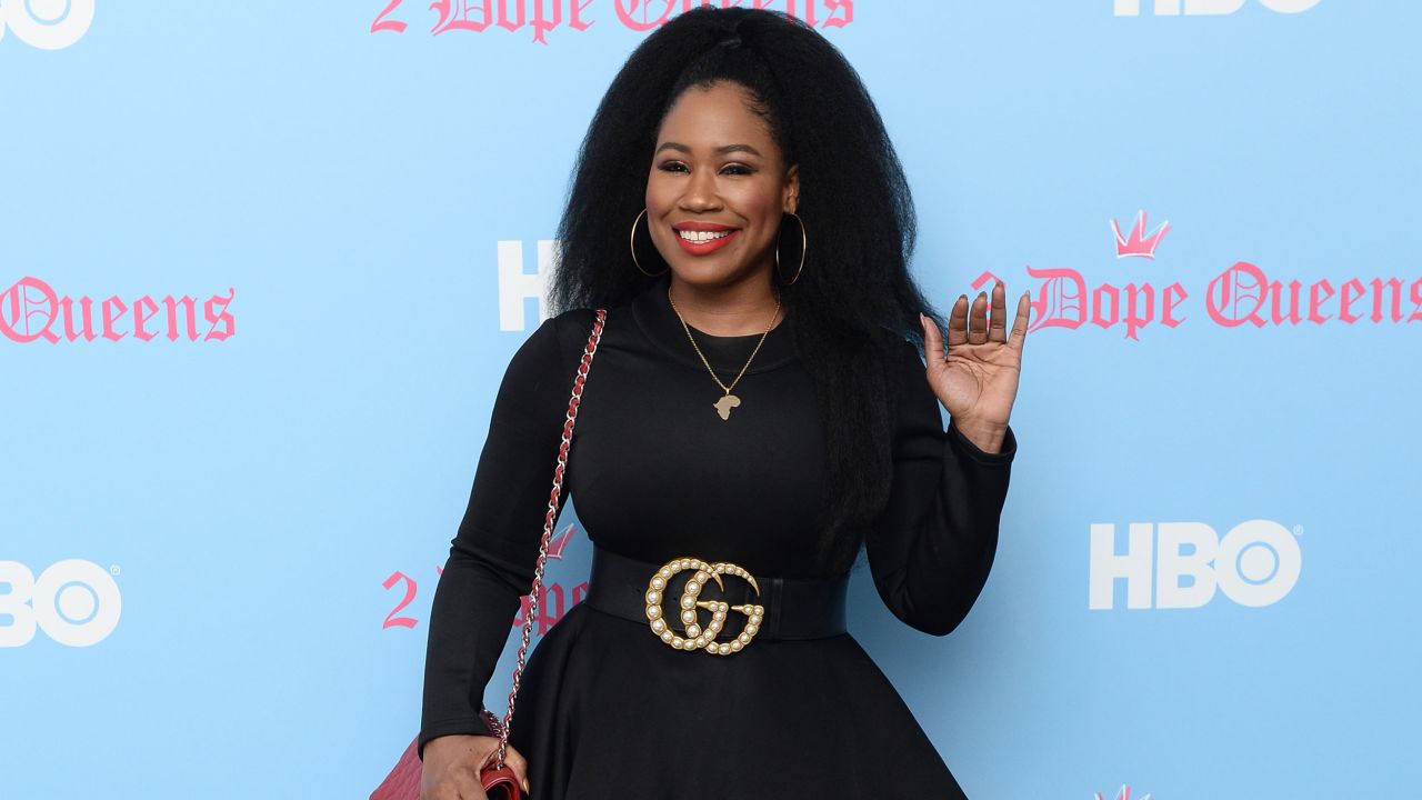Jazzie Belle attends HBO's "2 Dope Queens" Dope Beauty Bar at Studio 525 on February 01, 2019 in New York City.