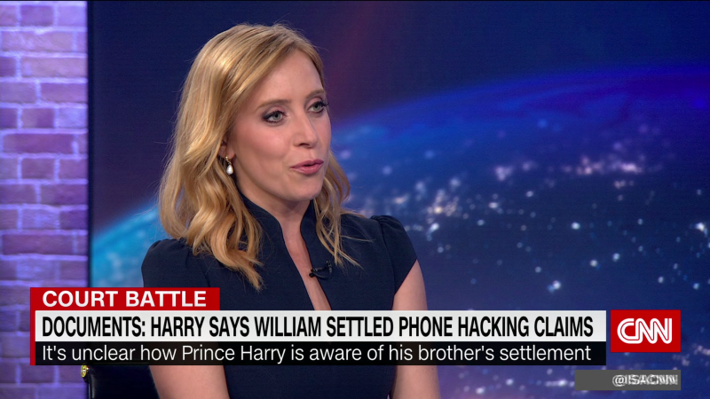 Prince Harry claims brother William privately settled phone hacking claims with Murdoch newspapers | CNN