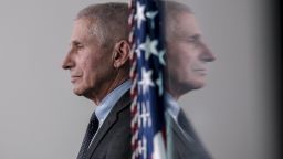 Dr. Anthony S. Fauci, the chief medical adviser to the White House, appears during a press conference in Washington on Nov. 22, 2022. Fauci said the Biden administration is hopeful that the combination of infections and vaccinations has created "enough community protection that we're not going to see a repeat of what we saw last year at this time." (Michael A. McCoy/The New York Times)