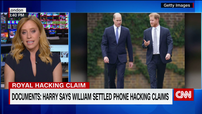Prince Harry claims Murdoch newspapers paid a ‘large sum’ to settle William hacking claim | CNN Business
