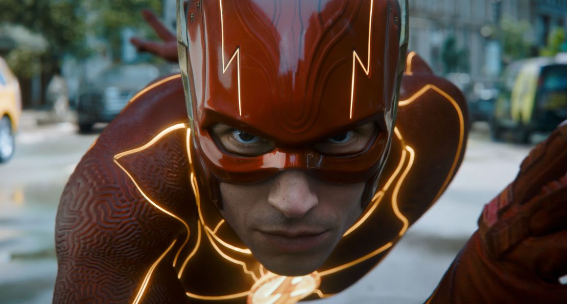 Ezra miller in "The Flash."