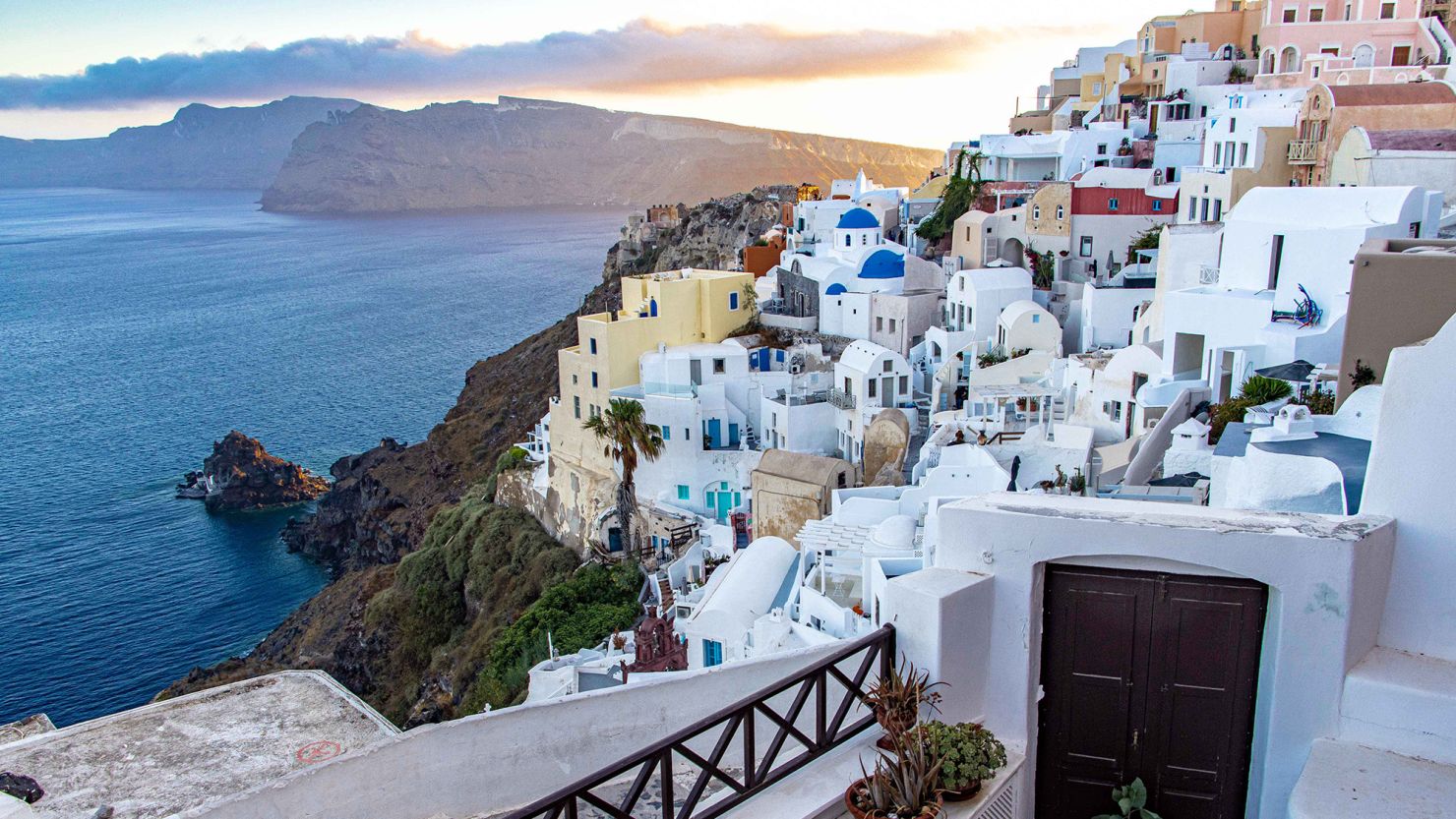 Santorini is known for its picture perfect locations -- but not all tourists know it sits on a live volcano.