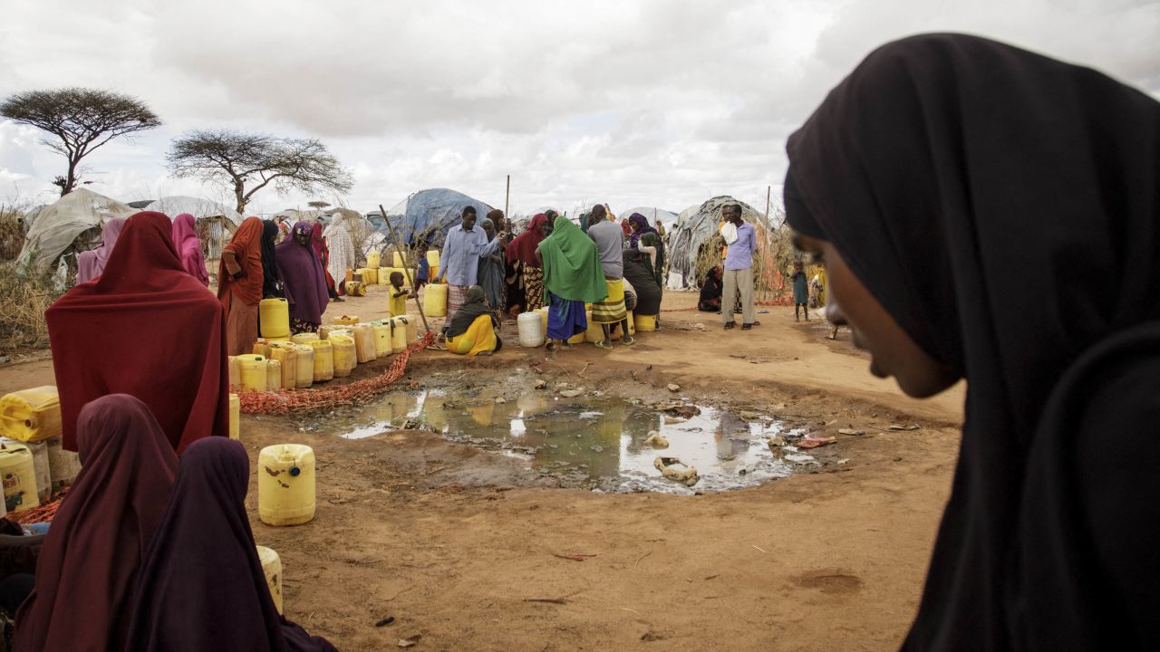 Somali refugees, most displaced by drought, in the Dadaab refugee camp, in Kenya, on March 23, 2023. 