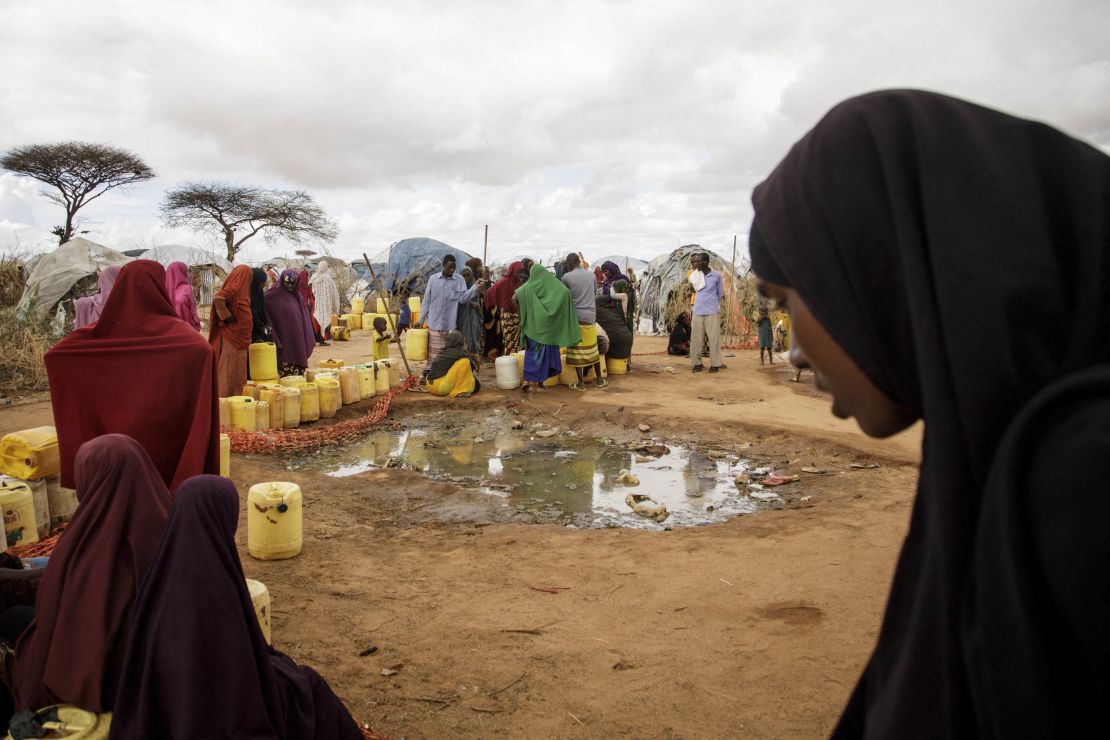 Somali refugees, most displaced by drought, in the Dadaab refugee camp, in Kenya, on March 23, 2023. 