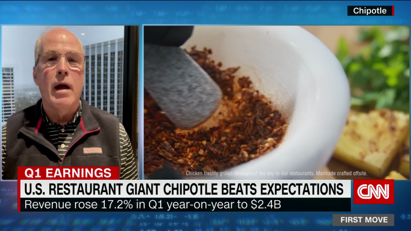 Chipotle serves up better-than-expected Q1 earnings | CNN Business
